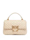 Pinko Mini Lady Love Tote Bag In Neutral