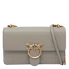Pinko Love Birds Chain Mini Bag In Neutral