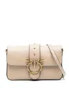 Pinko Love One Mini Slouchy Bags In Neutral