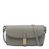 Pinko Saddle Shoulder Bag In Gray