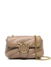 Pinko Love Baby Shoulder Bag In Neutral