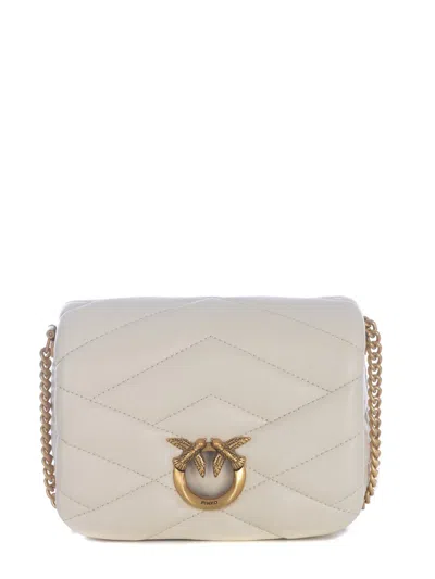 Pinko Bag  Love Click Puff Classic Made Of Soft Nappa In Beige