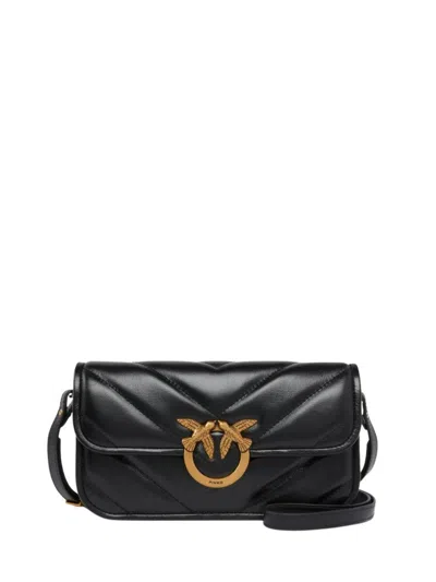 Pinko Baguette Model Shoulder Bag In Black