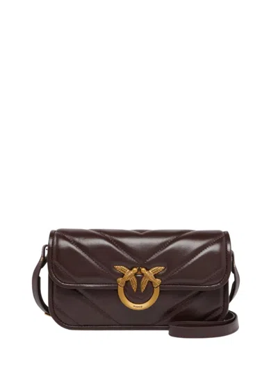 Pinko Baguette Model Shoulder Bag In Black