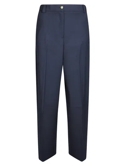 Pinko Balbino Diagonal Pants In Blue