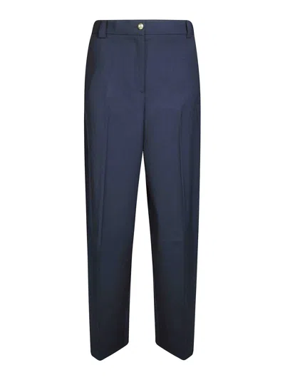 Pinko Balbino Diagonal Trousers In Blue