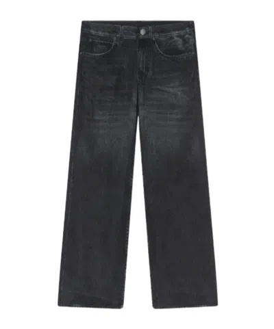 Pinko Ballata Straight-leg Trousers In Black
