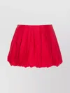 Pinko Bubble Hem High Waist Pleated Skirt