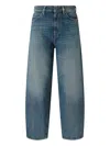 Pinko Soft Denim Balloon-fit Jeans In Blue
