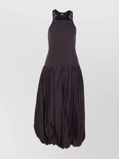 Pinko Balloon Skirt Black Peter Dress Buckle
