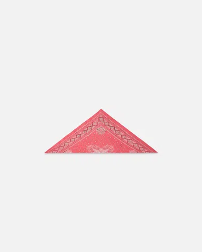 PINKO BANDANA EN COTON BRODÉ DE CRISTAUX