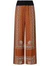 Pinko Wide Bandana Pattern Pants