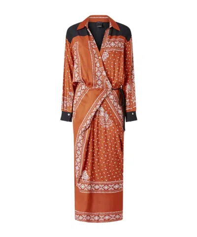 PINKO BANDANA-PRINT DRESS