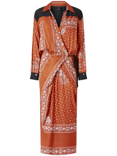 PINKO BANDANA-PRINT DRESS