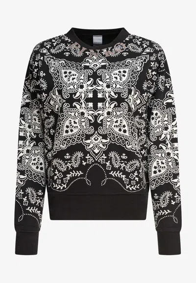 PINKO BANDANA PRINT SWEATSHIRT