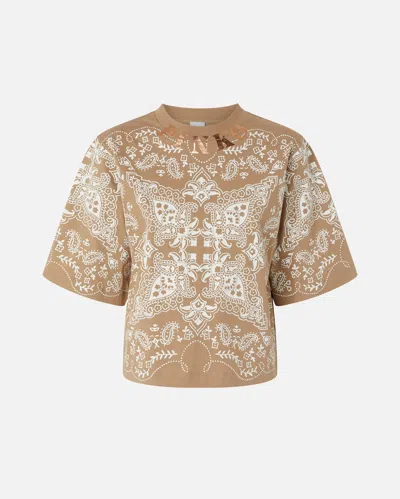 PINKO T-SHIRT À IMPRIMÉ BANDANA