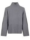 Pinko Suéter Cuello Redondo - Gris In Gray