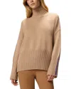 Pinko Barbados Wool Crewneck Sweater In Brown