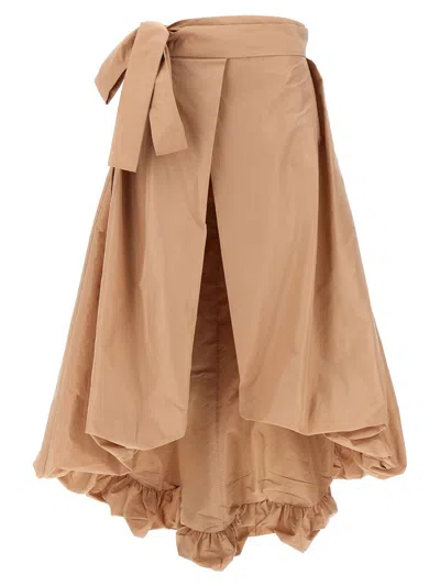 Pinko 'barbagianni' Skirt In Burgundy