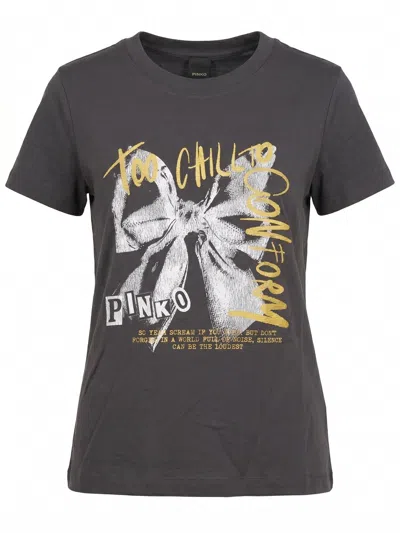 Pinko Basic T-shirt In Black