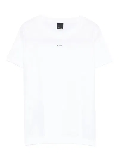 PINKO `BASICO` LOGO T-SHIRT