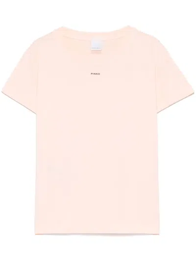 Pinko Basico T-shirt In Pink