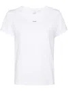 Pinko Logo-print Cotton T-shirt In White