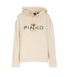 Pinko Knitwear With Drawstring Hood And Frontal Logo