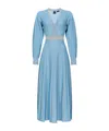 Pinko Bastet Dress In Blue