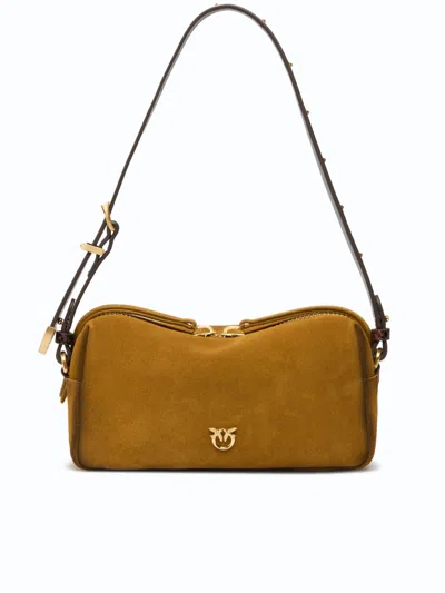 PINKO PINKO TRITTICO MINI SUEDE BAG