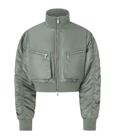 Pinko Bavette Bomber In Green