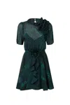 Pinko Bayonne Dress In Green