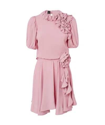 Pinko Bayonne Midi Dress In Pink