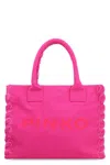 Pinko Beach Shopper Canvas Tote Bag