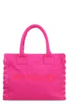 Pinko Beach Shopper Canvas Tote Bag