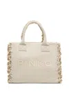 Pinko Beach Shopper In Recycled Canvas