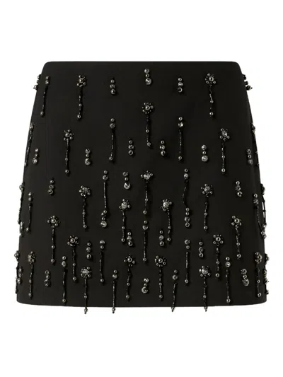 PINKO BEADED-EMBELLISHED MINI SKIRT
