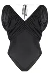 Pinko Gathered Halter Neck Bodysuit With Ruched Detailing