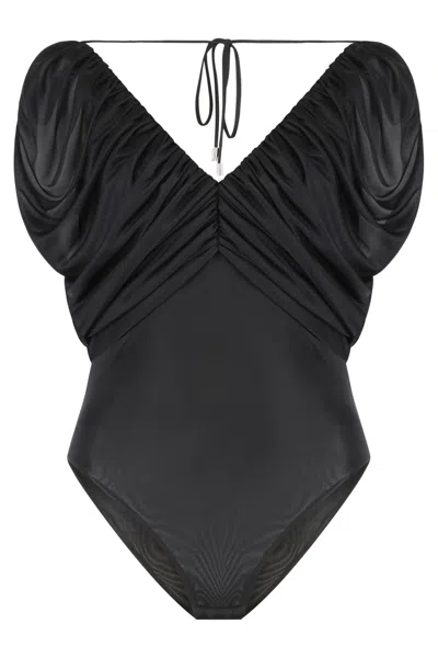 PINKO BECCAFICO NYLON BODYSUIT