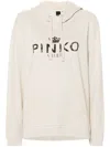 Pinko Bassani Hoodie In Beige