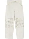 Pinko Esiodo Straight-leg Trousers In Beige