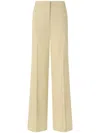 Pinko Wide-leg Trousers With Tailored Silhouette And High Waist In Nude