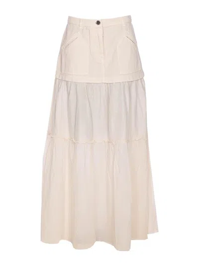 PINKO BEIGE KENNY SKIRT