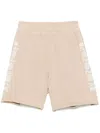 Pinko Beige Bermudas With And Subtle Logo Detail