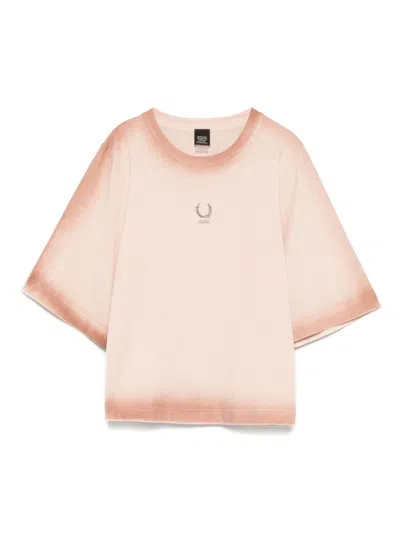 Pinko Beige Logo-print T-shirt