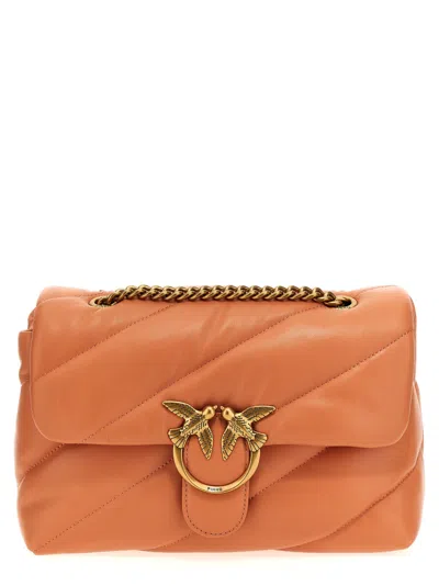 Pinko Beige Love Puff Classic Shoulder Bag