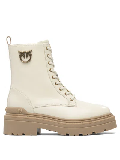 PINKO PINKO BEIGE RUBBER BOOTS