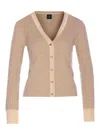 Pinko Beige Santorini Cardigan In Neutral