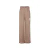 Pinko Beige Trousers For Girl With Heart In Beige