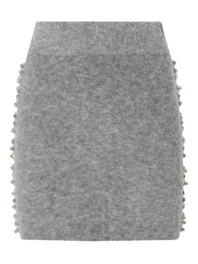 PINKO BELIEVE EMBELLISHMENT MINI SKIRT